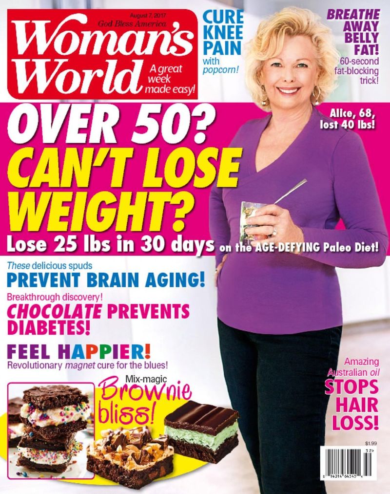 Womans-World August 07, 2017 Issue Cover