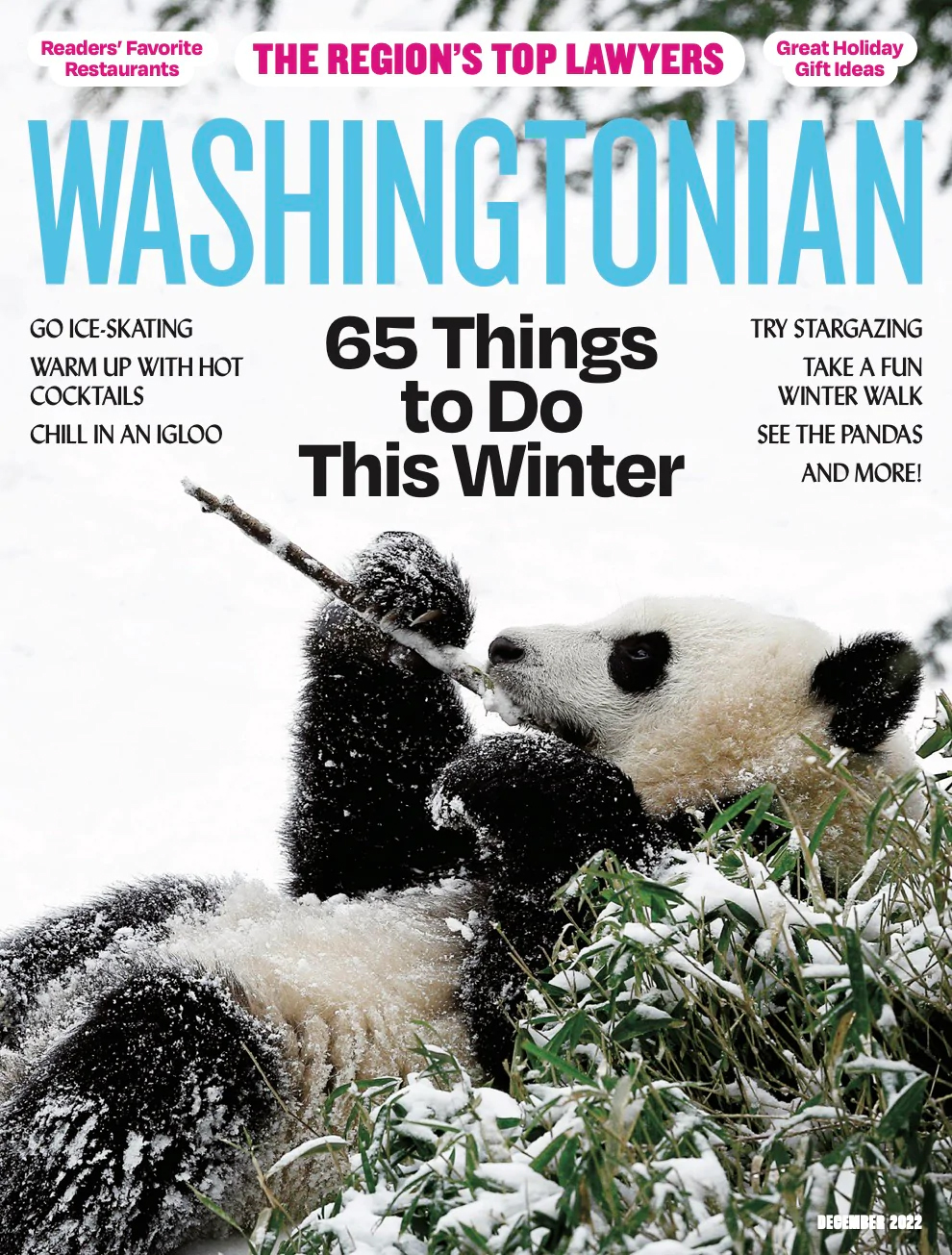 Washingtonian December 01, 2022 Issue Cover