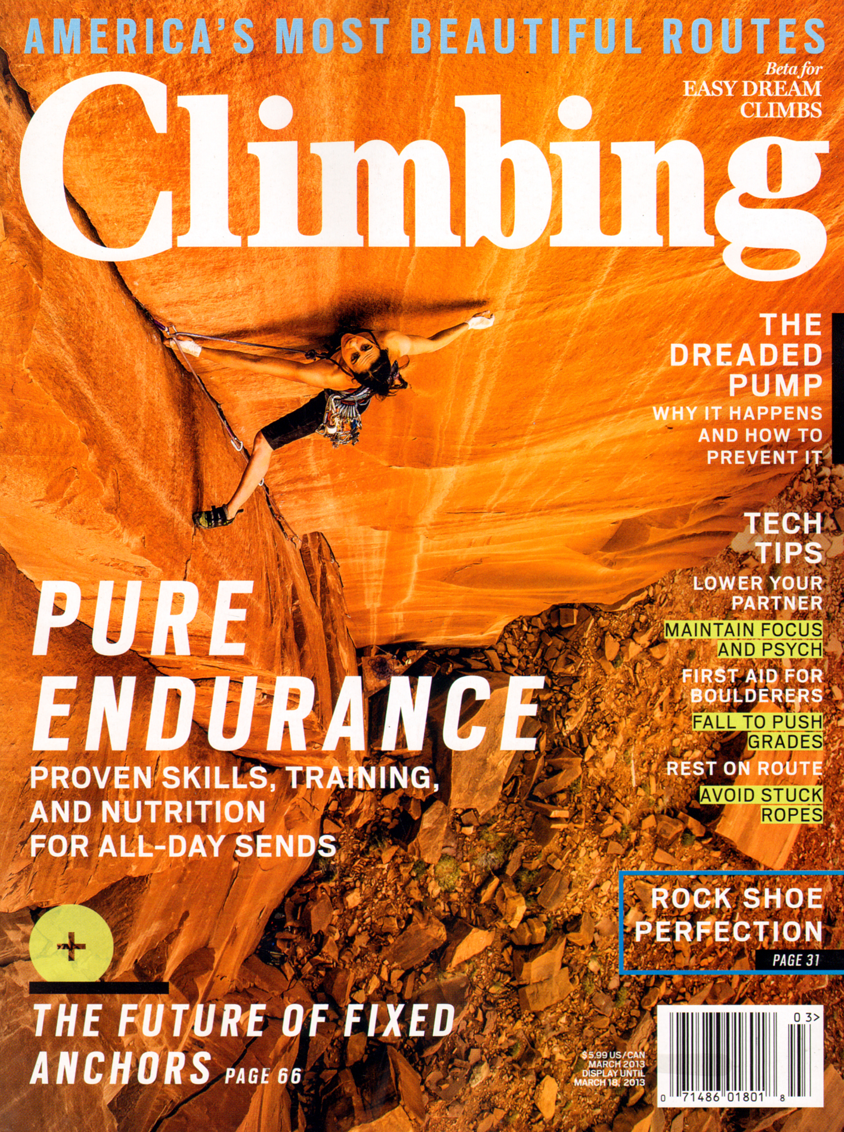 Climbing-Magazine March 01, 2013 Issue Cover