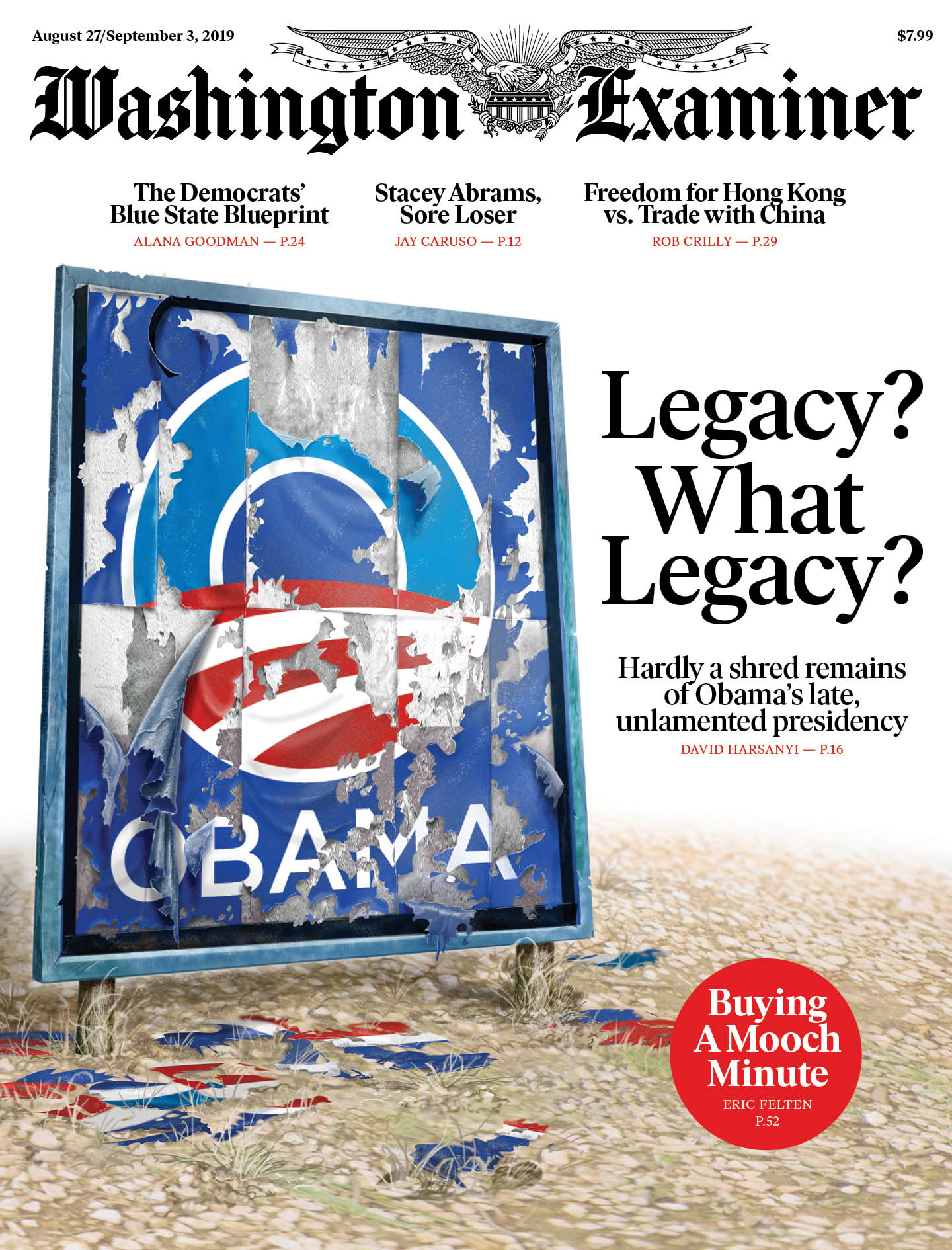 Washington-Examiner August 27, 2019 Issue Cover