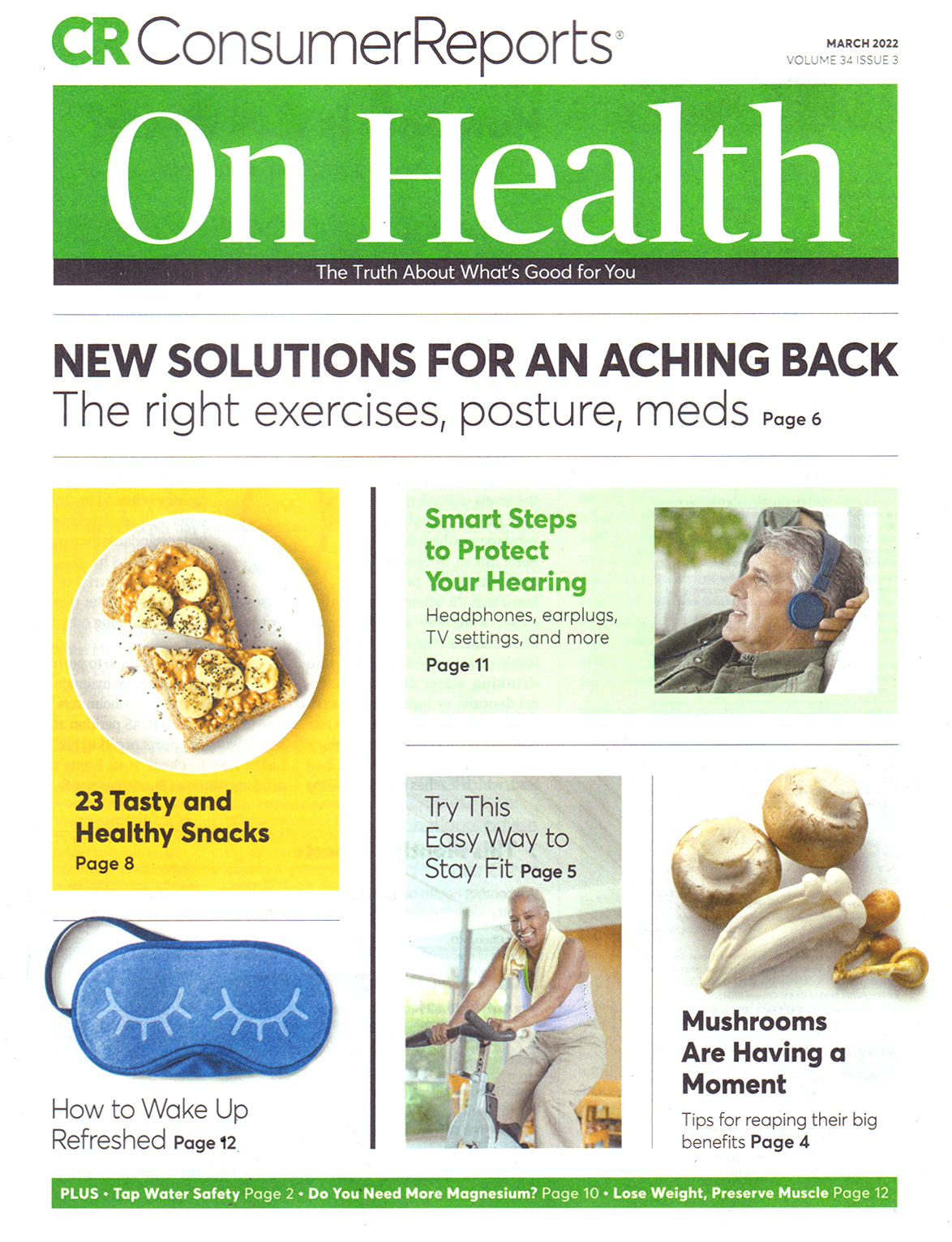 Consumer-Reports-On-Health March 01, 2022 Issue Cover