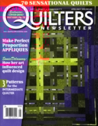 Quilters-Newsletter April 01, 2015 Issue Cover