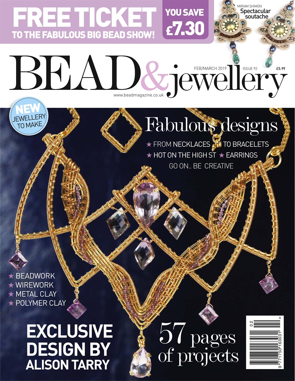 Bead-and-Jewellery February 01, 2019 Issue Cover