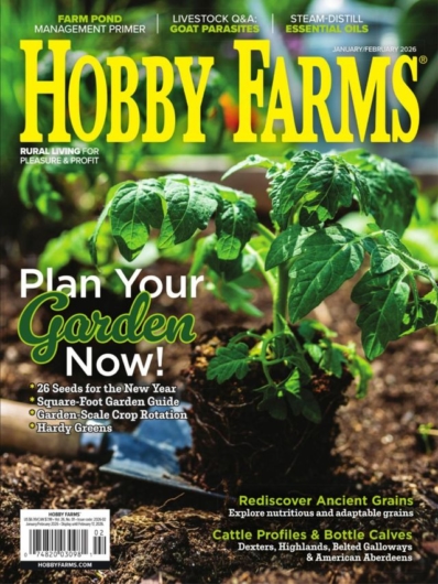 Hobby Farms January 01, 2026 Issue Cover