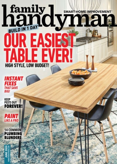 The Family Handyman June 01, 2020 Issue Cover