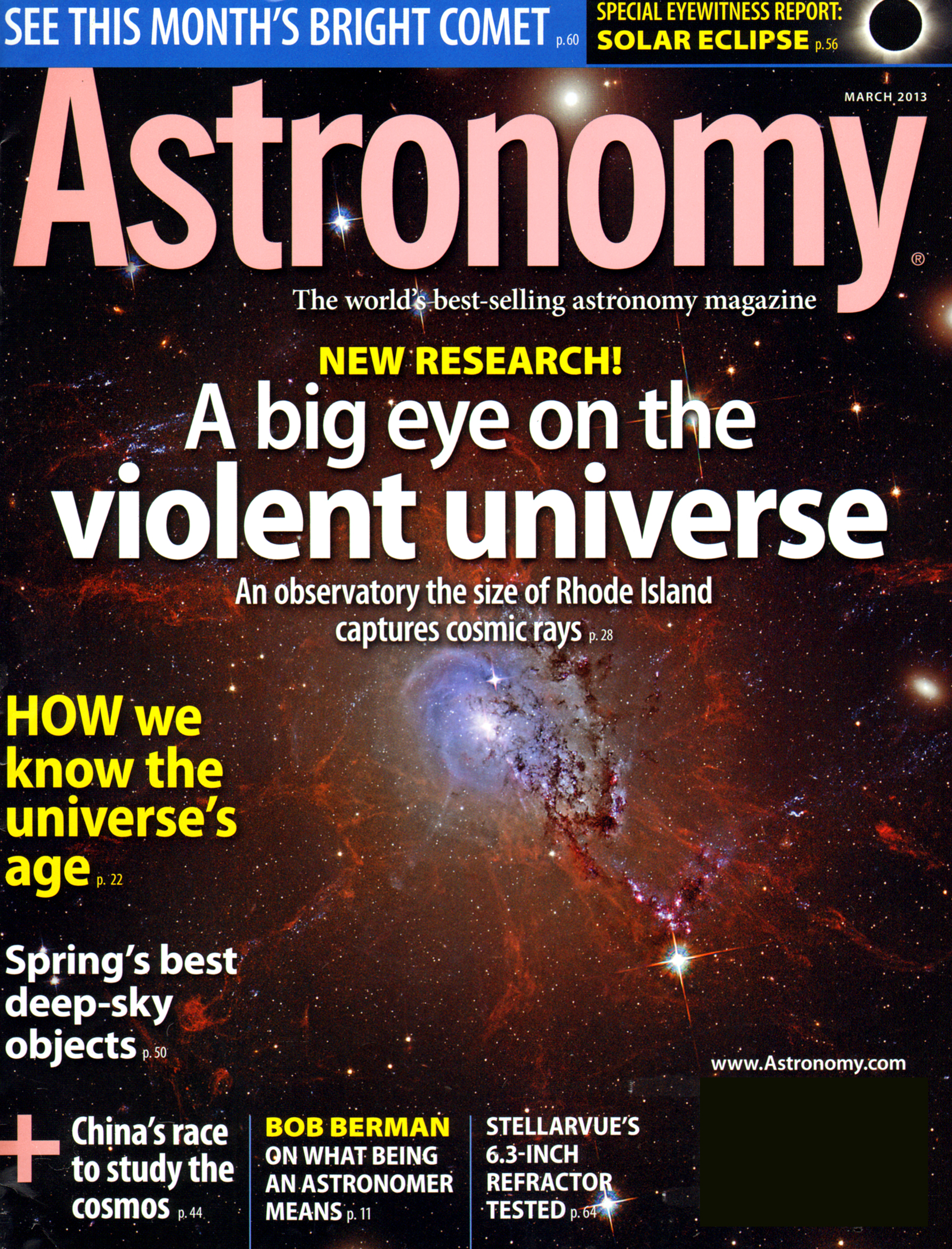 Astronomy March 01, 2013 Issue Cover