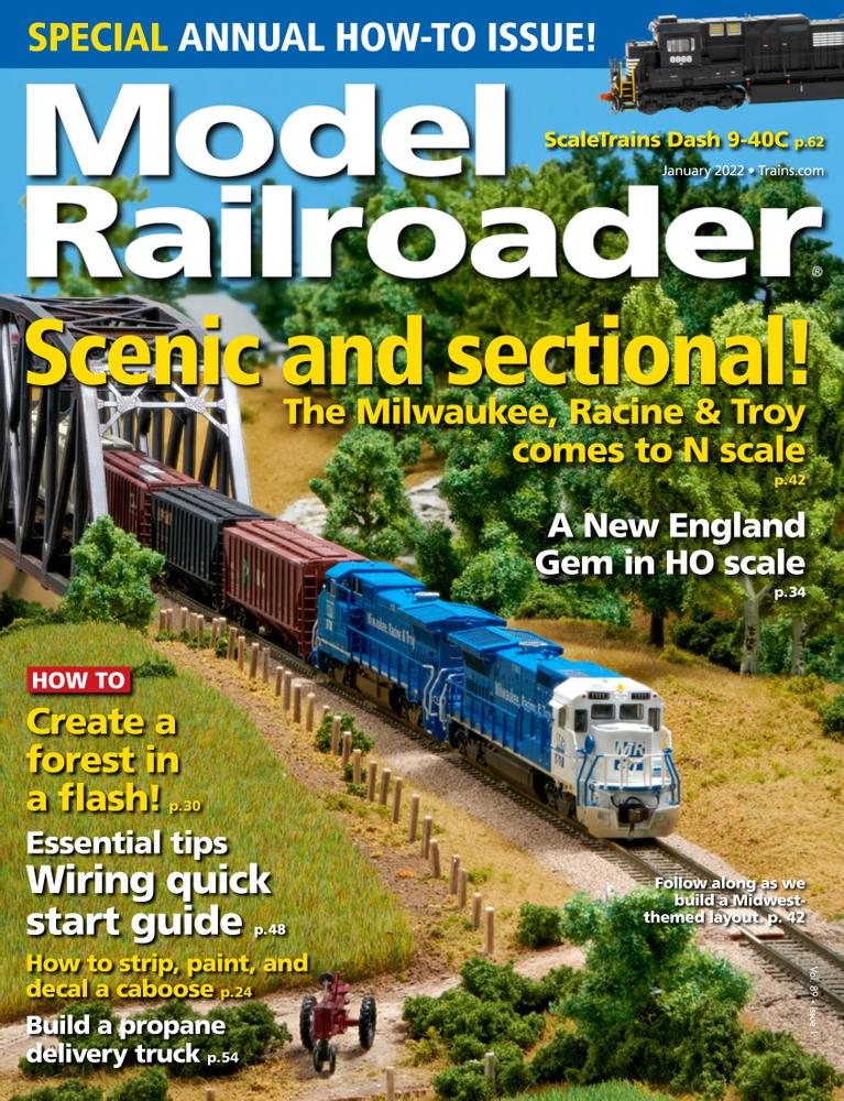 model-railroader January 01, 2022 Issue Cover