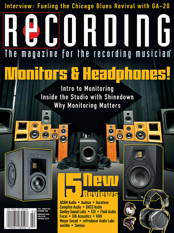 Recording-Magazine February 01, 2023 Issue Cover