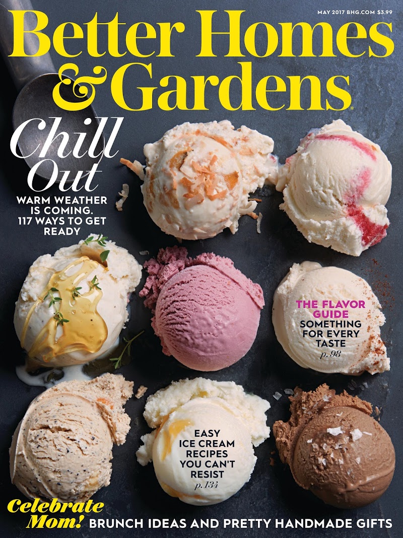 Better-Homes-and-Gardens May 01, 2017 Issue Cover