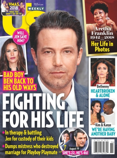 Us Weekly August 27, 2018 Issue Cover