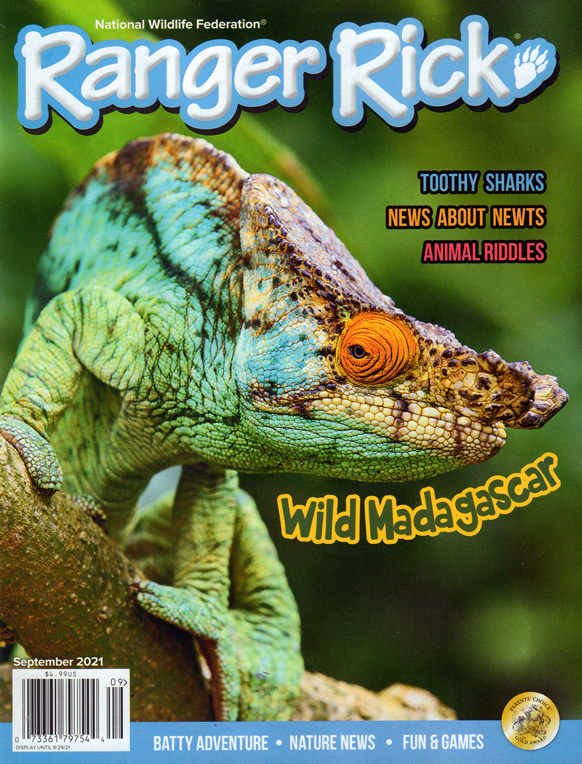 Ranger-Rick September 01, 2021 Issue Cover