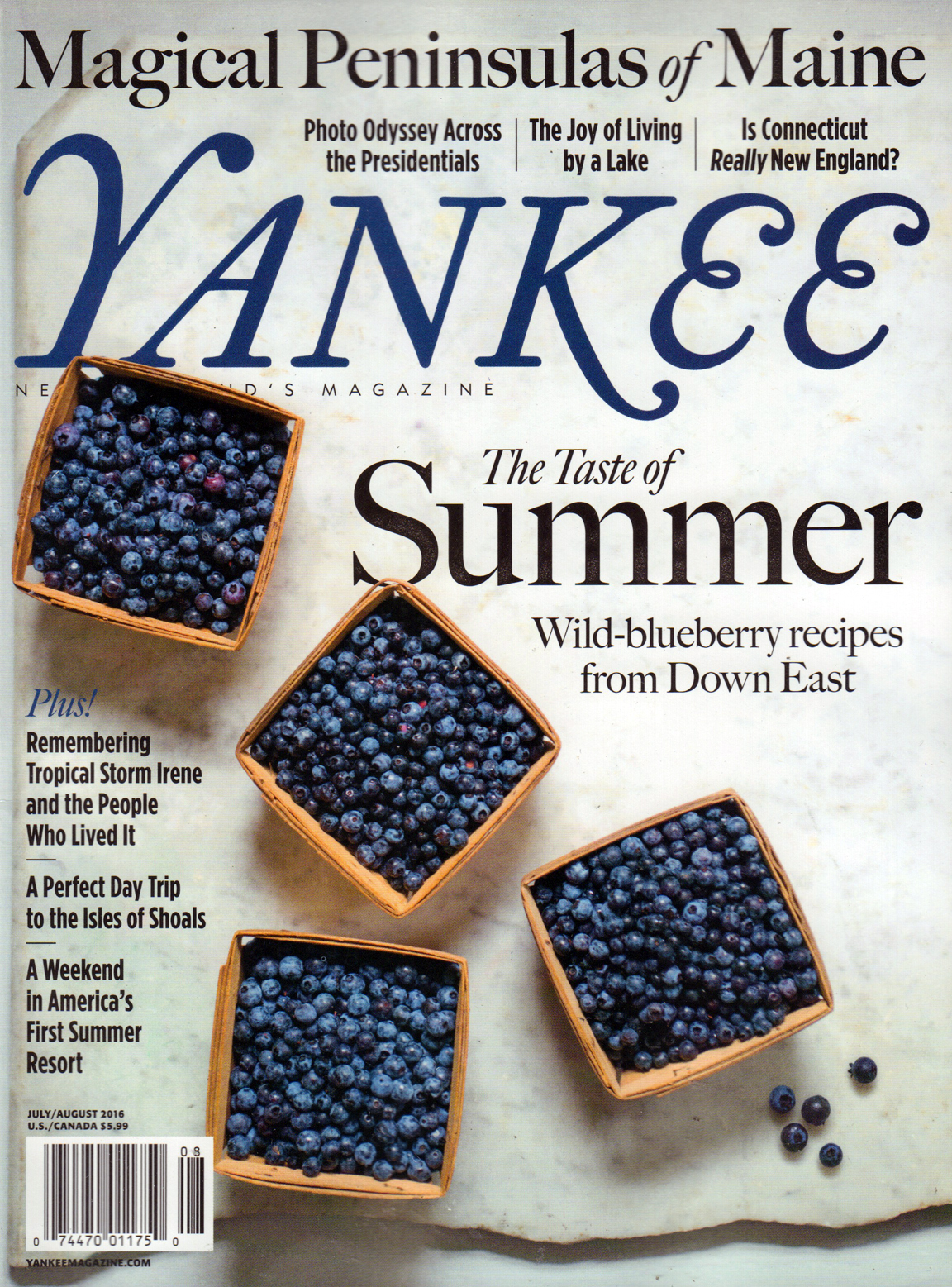 yankee July 01, 2016 Issue Cover