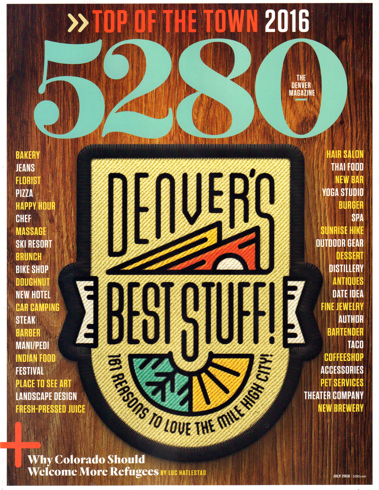 5280-Magazine July 01, 2016 Issue Cover