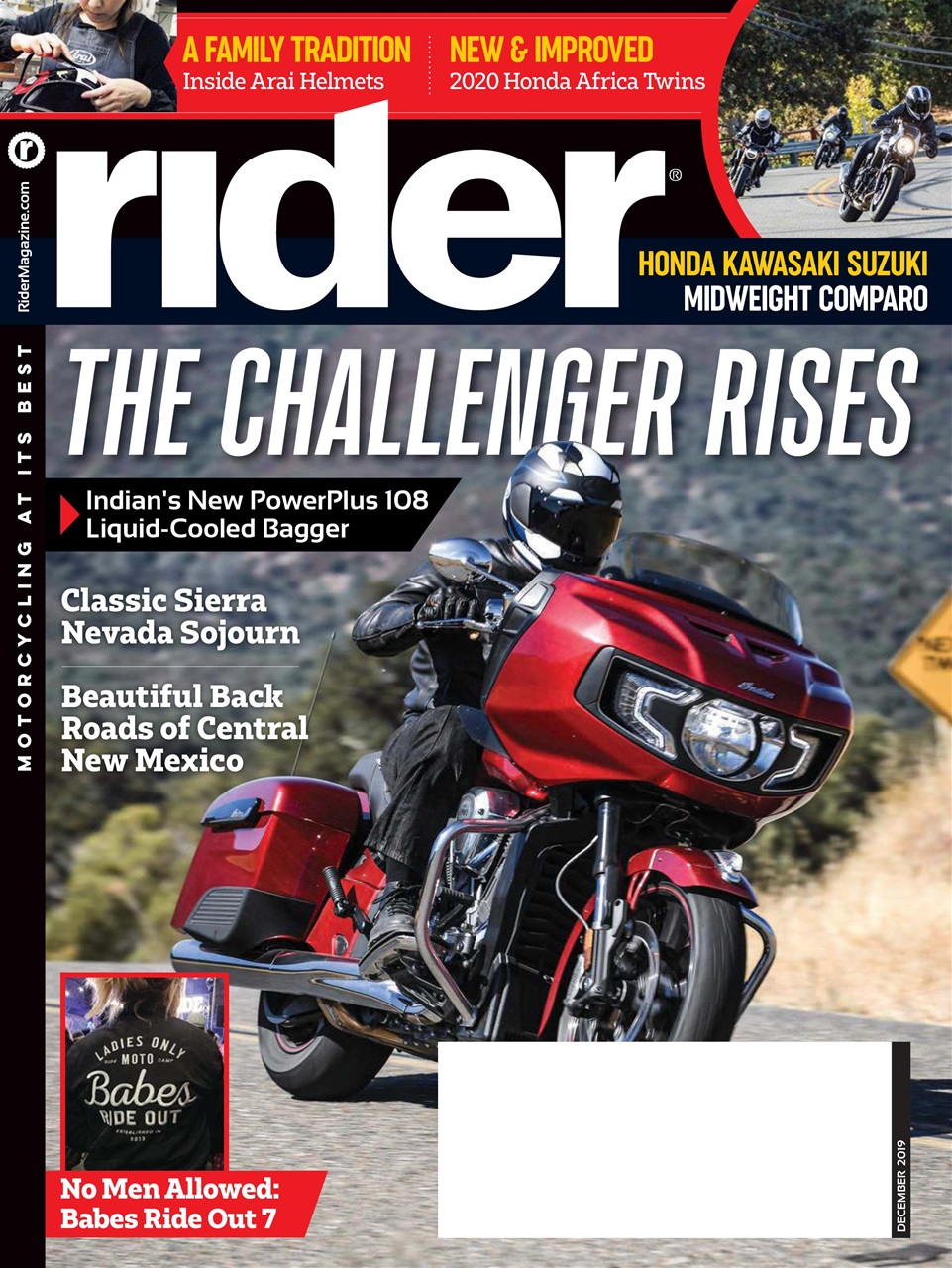 rider December 01, 2019 Issue Cover