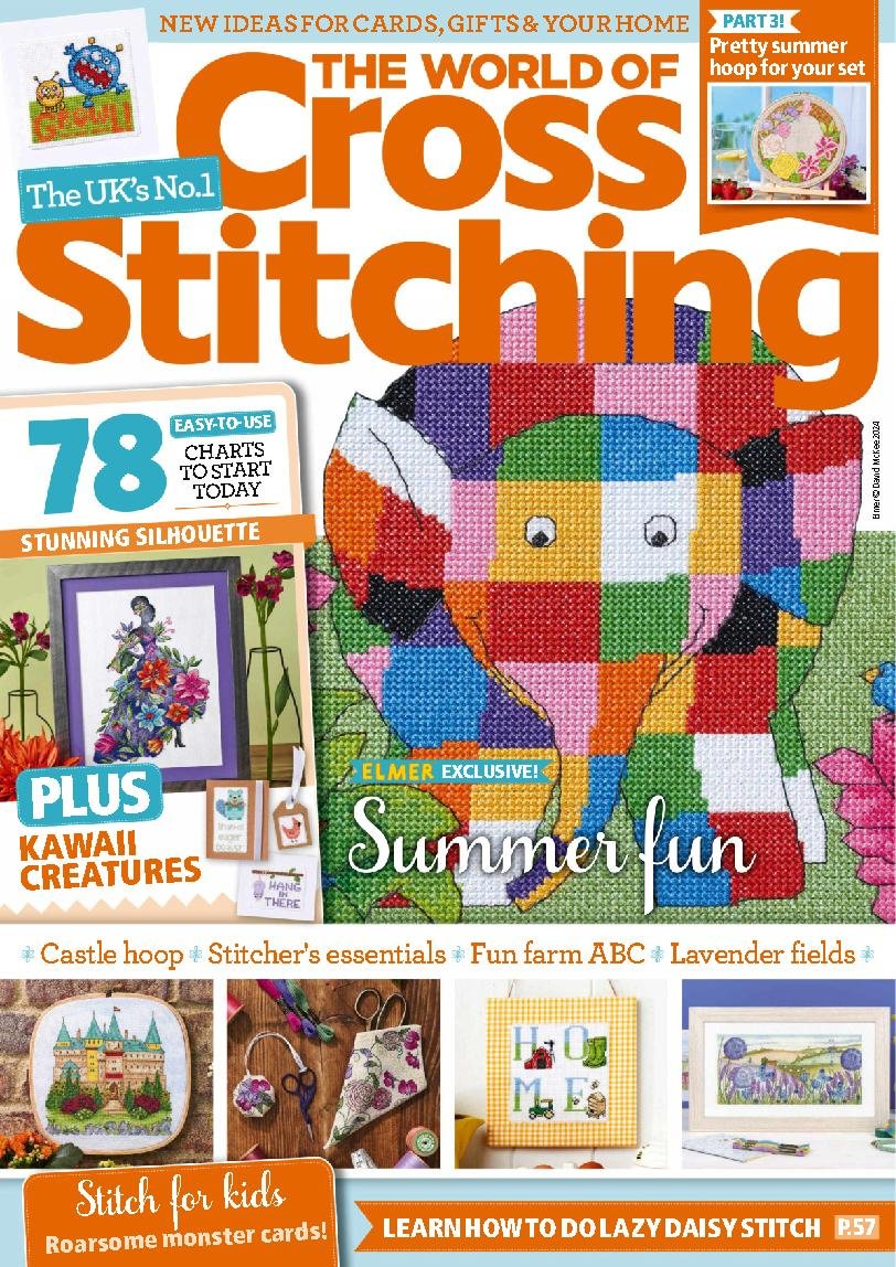The-World-of-Cross-Stitching July 01, 2024 Issue Cover