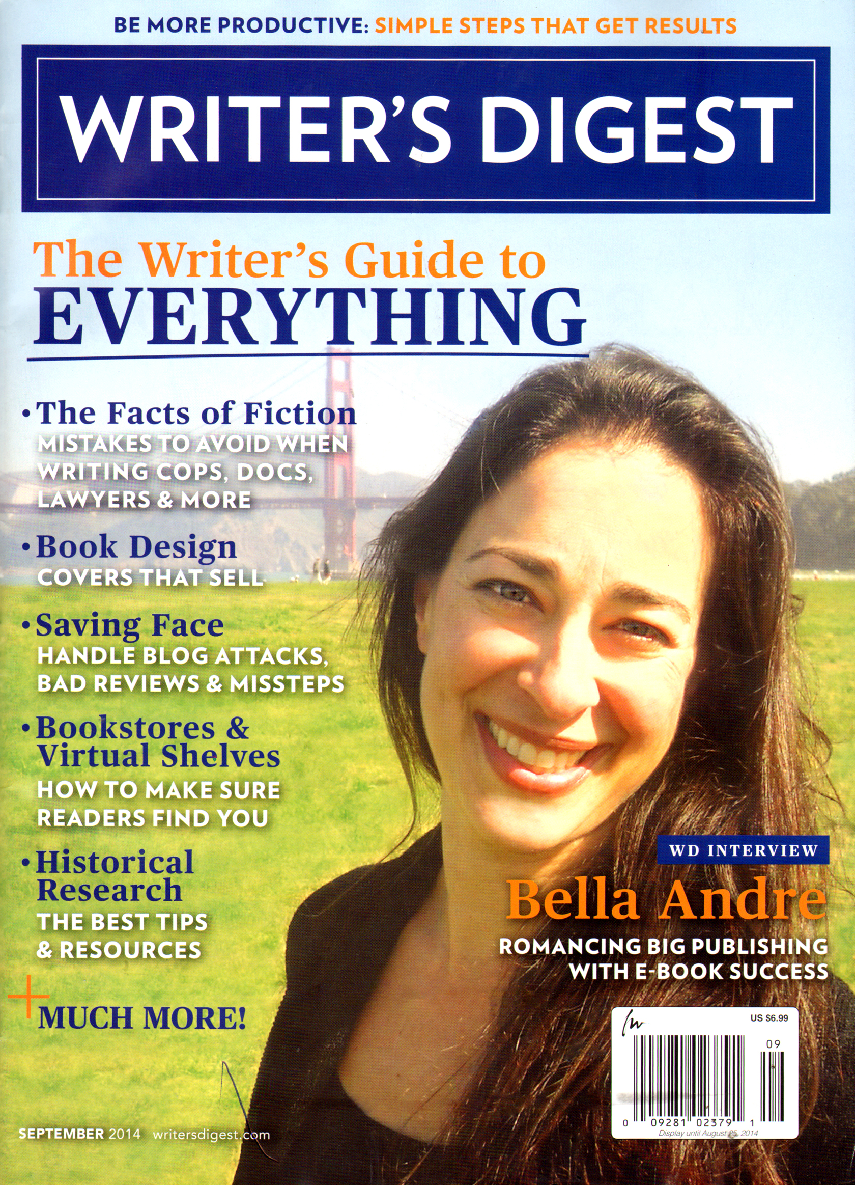 Writers-Digest September 01, 2014 Issue Cover