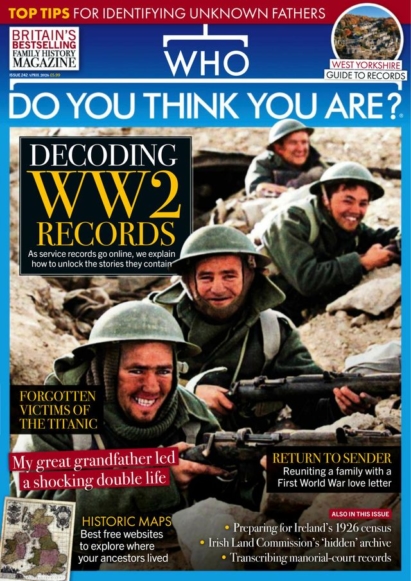 Who Do You Think You Are? April 01, 2026 Issue Cover