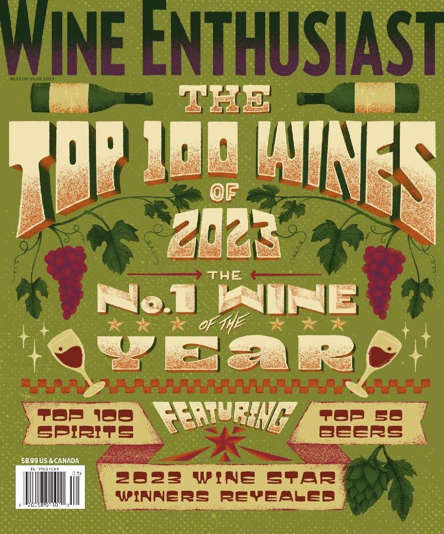 Wine-Enthusiast December 12, 2023 Issue Cover