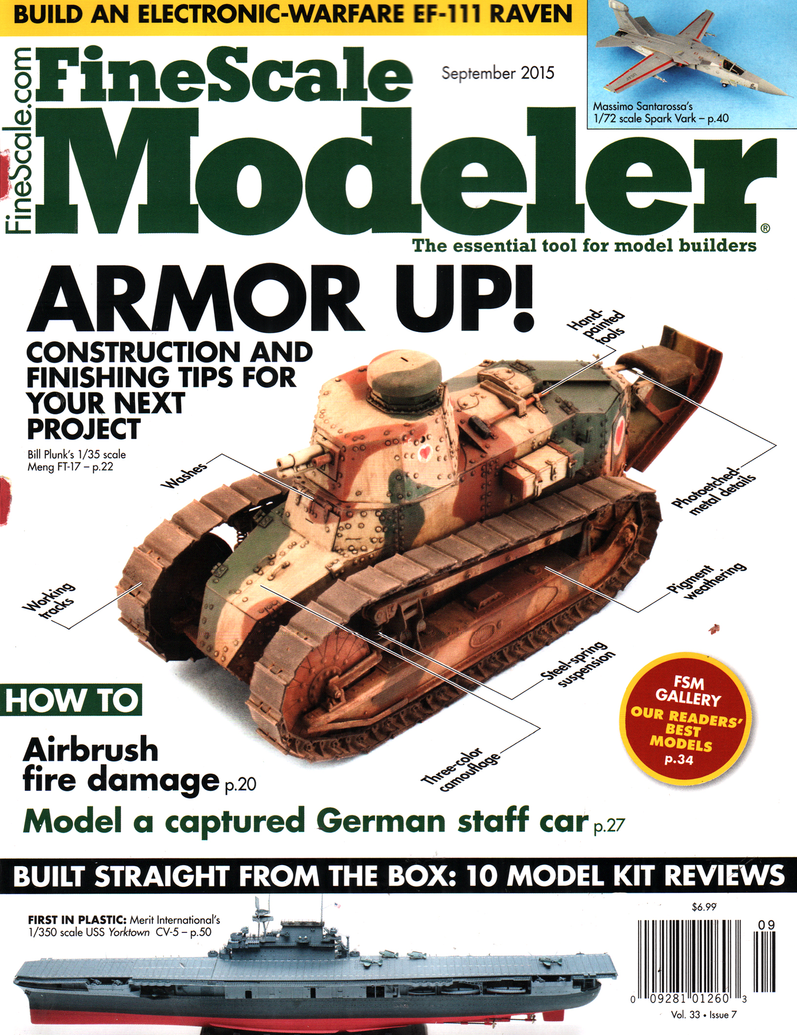 Finescale-Modeler September 01, 2015 Issue Cover