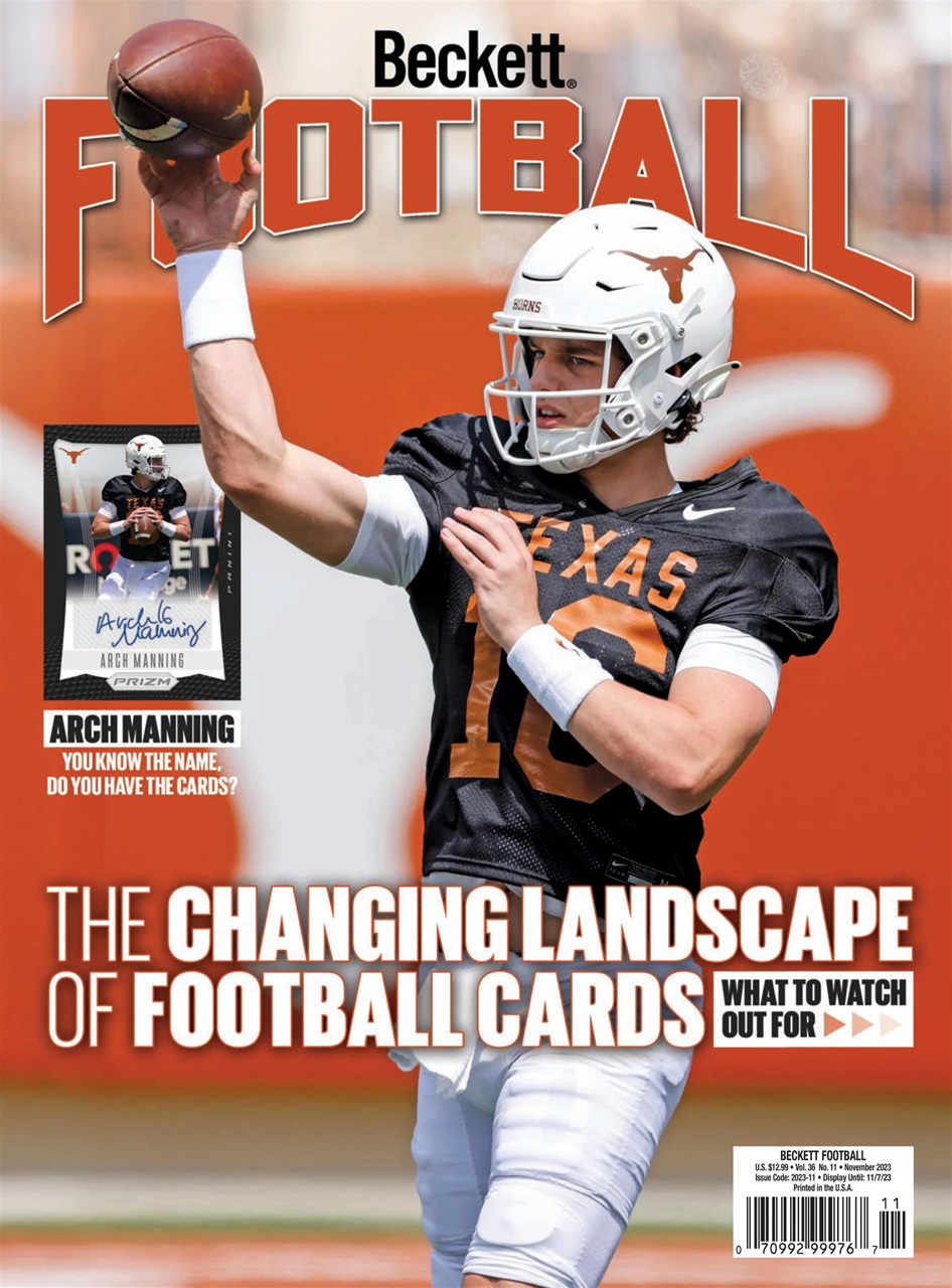 Beckett-Football November 01, 2023 Issue Cover