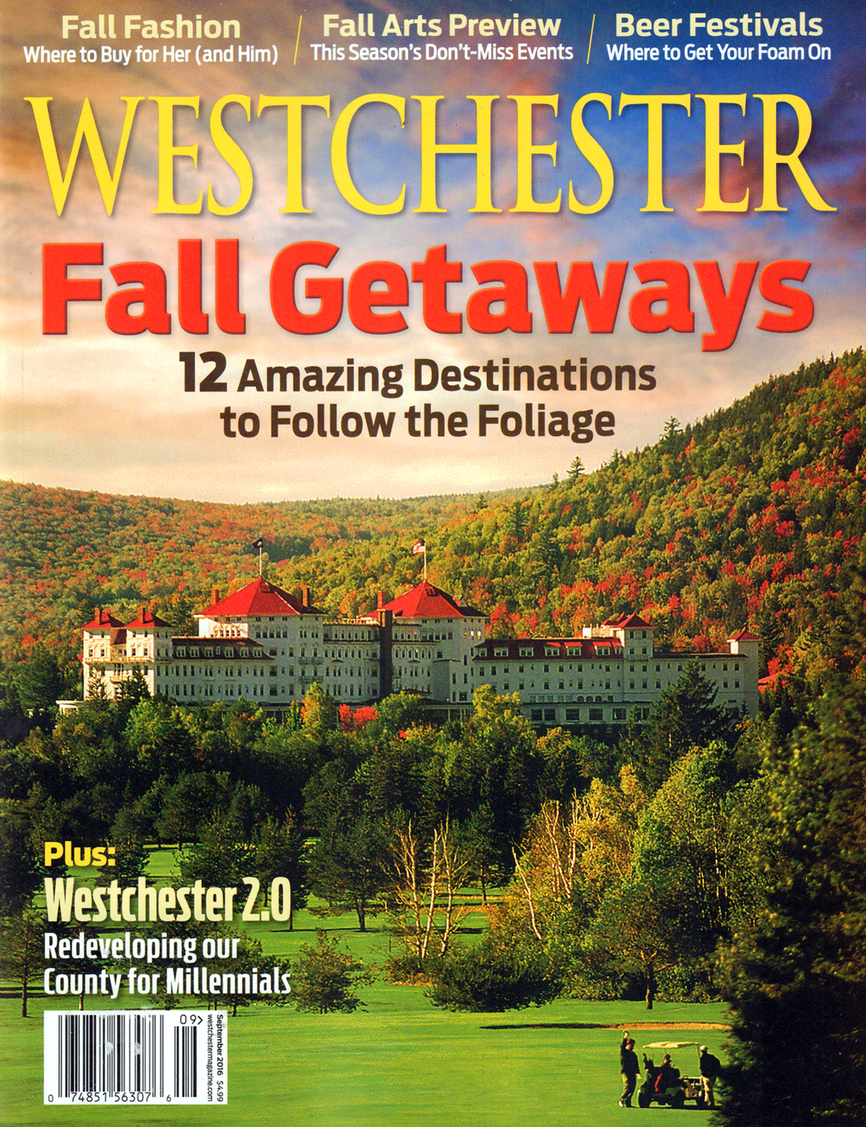 Westchester-Magazine September 01, 2016 Issue Cover