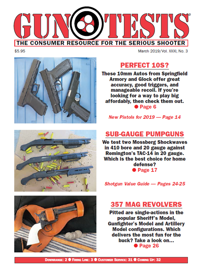 Gun-Tests March 01, 2019 Issue Cover