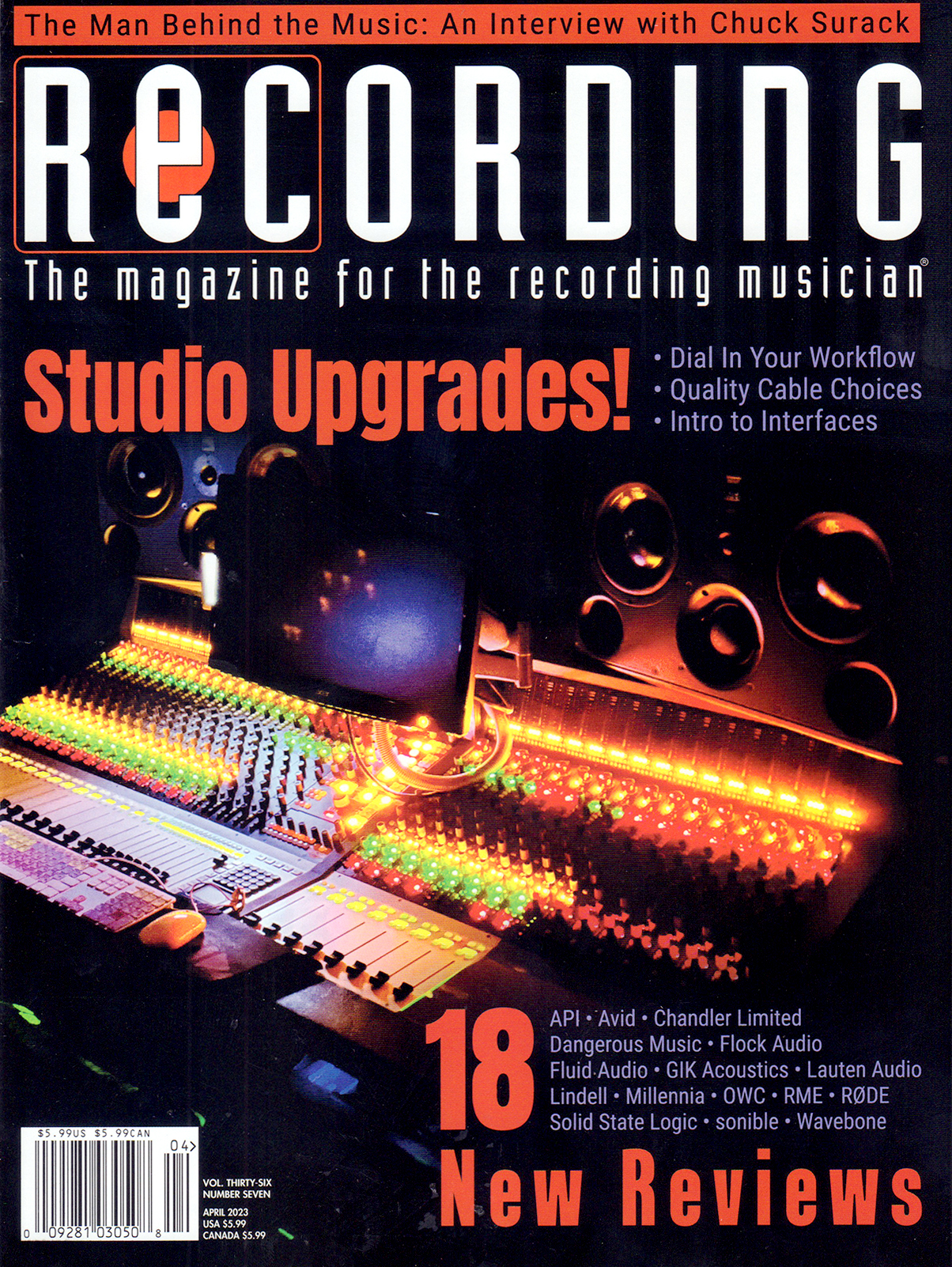 Recording-Magazine April 01, 2023 Issue Cover