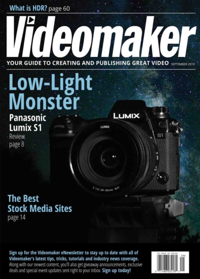 Videomaker September 01, 2019 Issue Cover