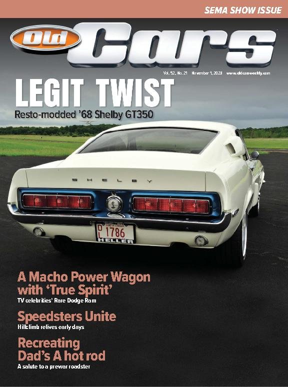 Old-Cars November 01, 2023 Issue Cover