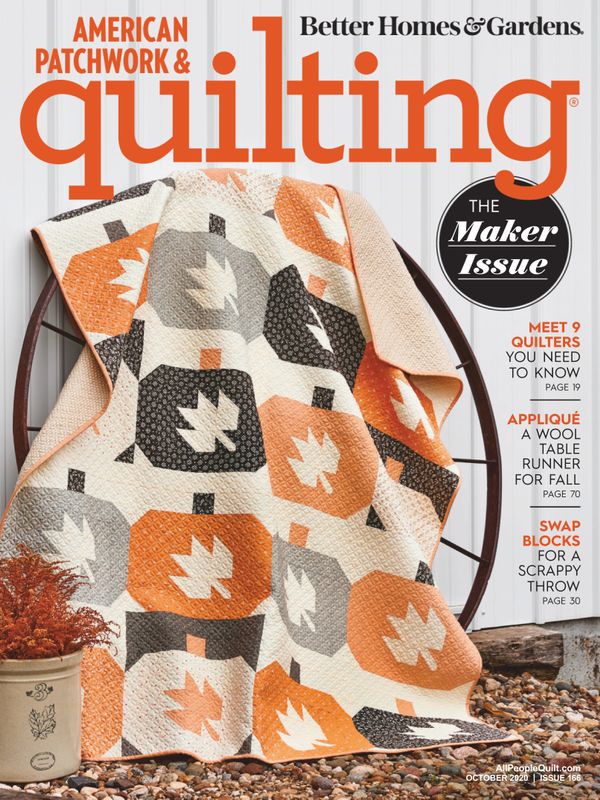 american-patchwork-and-quilting October 01, 2020 Issue Cover