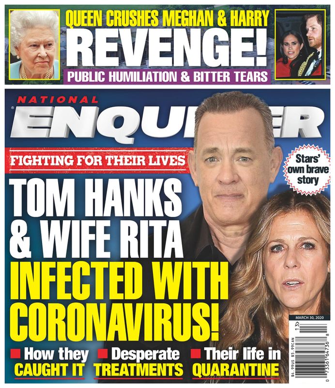 National-Enquirer March 30, 2020 Issue Cover