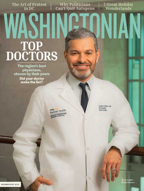 Washingtonian November 01, 2025 Issue Cover