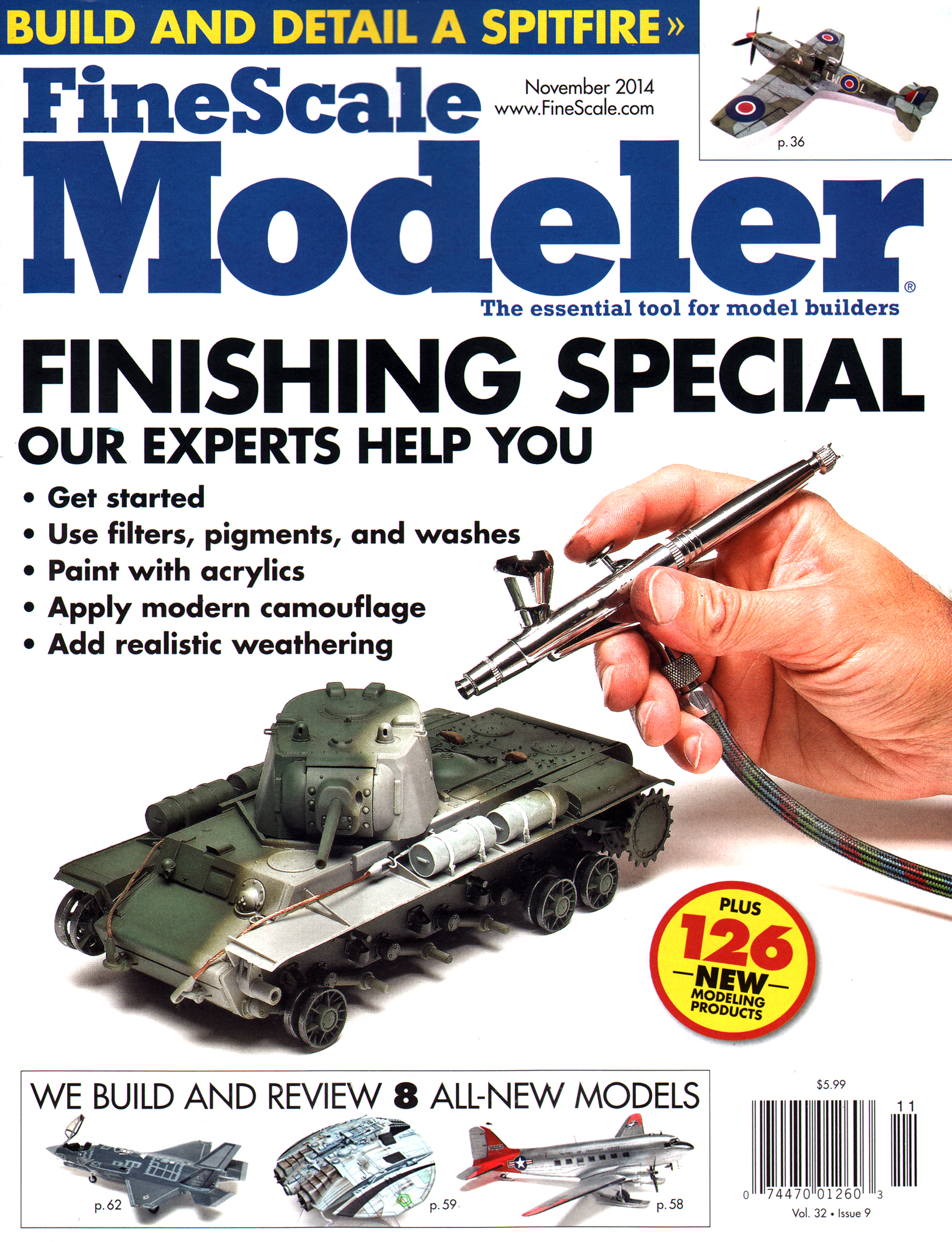 Finescale-Modeler November 01, 2014 Issue Cover