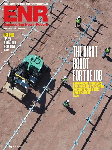 Engineering News Record August 10, 2026 Issue Cover