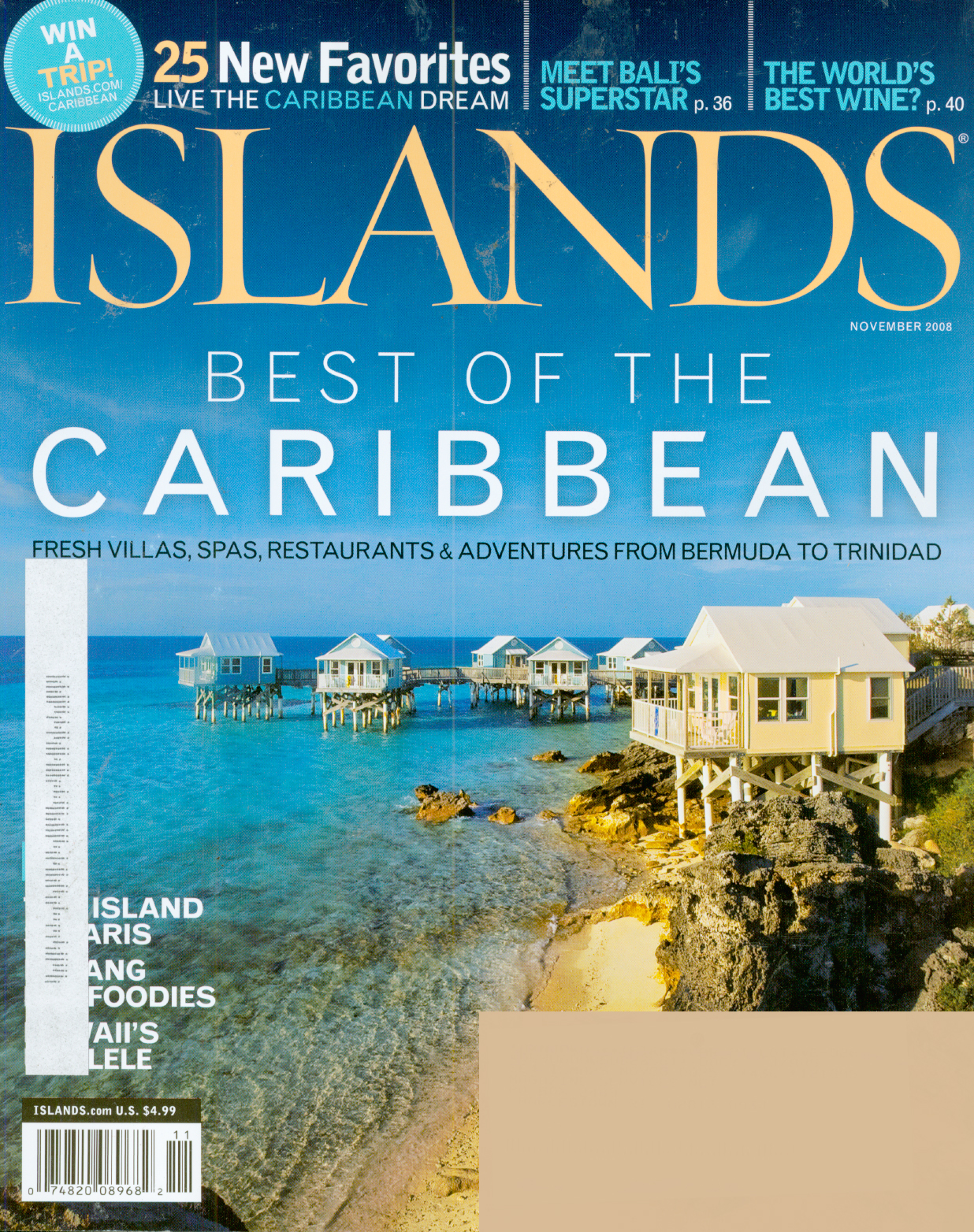 Islands November 01, 2008 Issue Cover