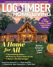 Log-and-Timber-Home-Living April 01, 2026 Issue Cover