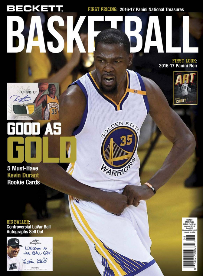 Beckett-Basketball August 01, 2017 Issue Cover