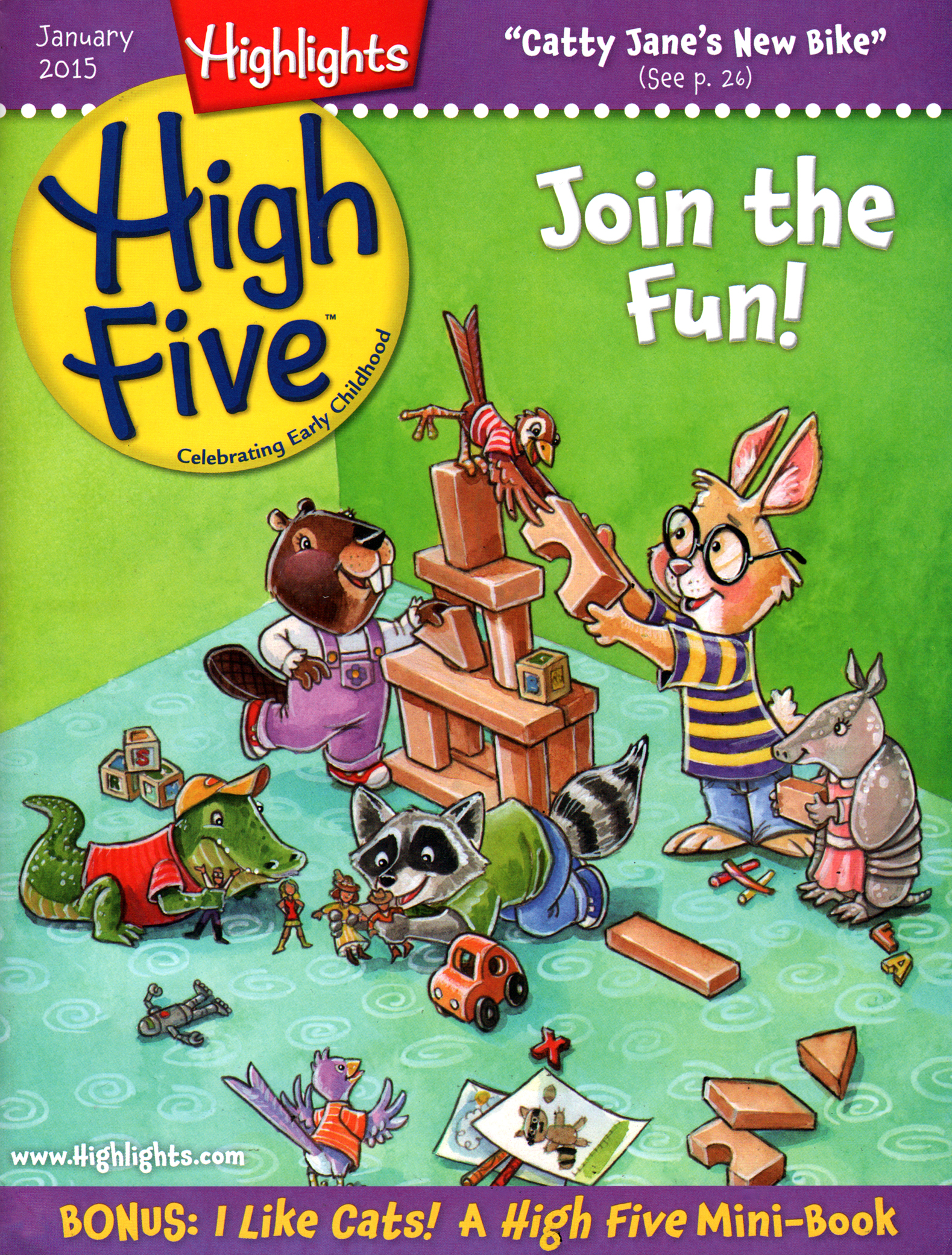 Highlights-High-Five January 01, 2015 Issue Cover