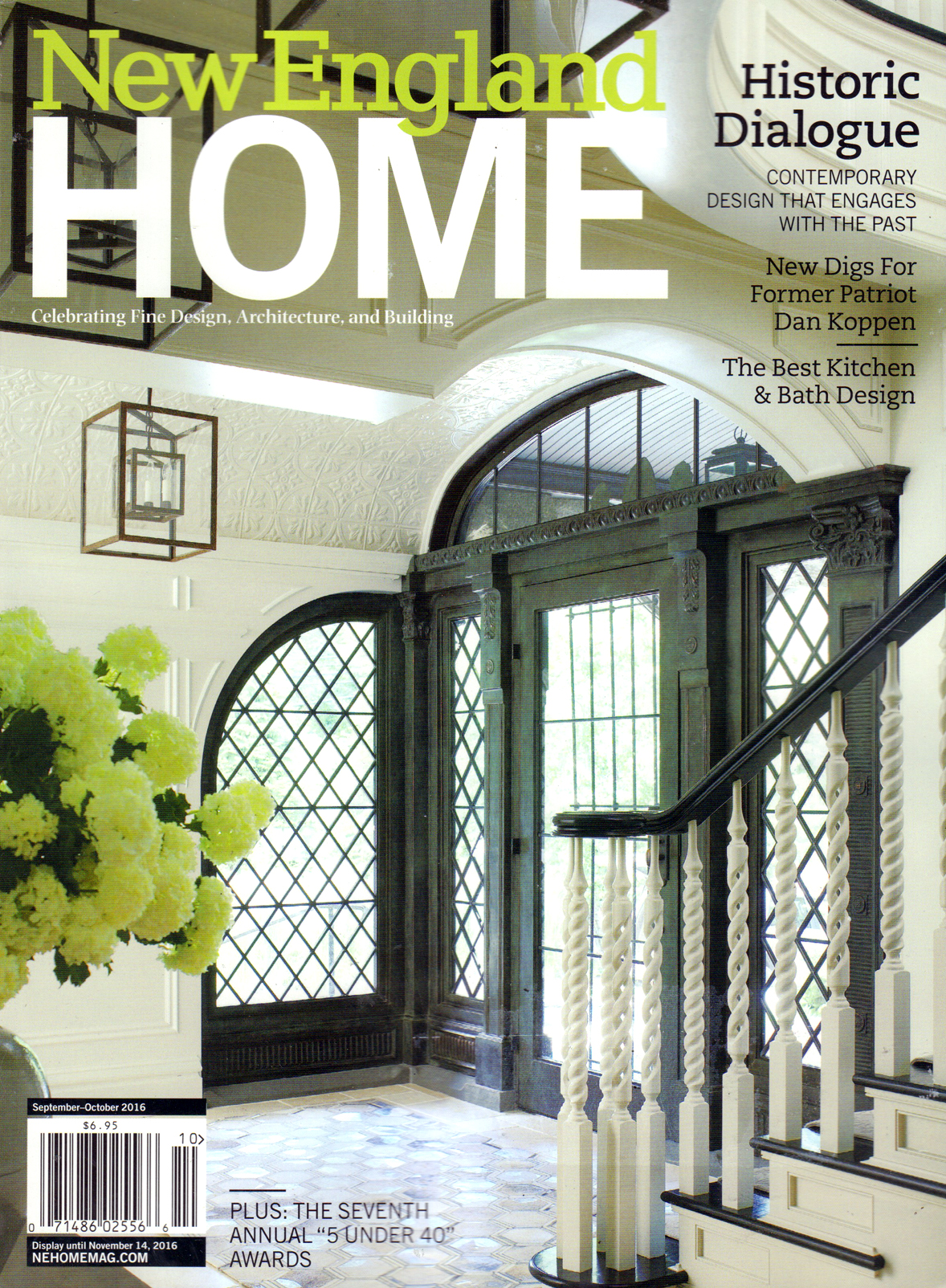 New-England-Home September 01, 2016 Issue Cover