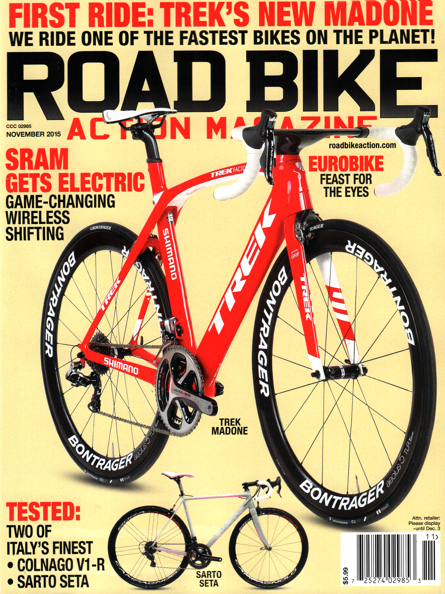Road-Bike-Action November 01, 2015 Issue Cover