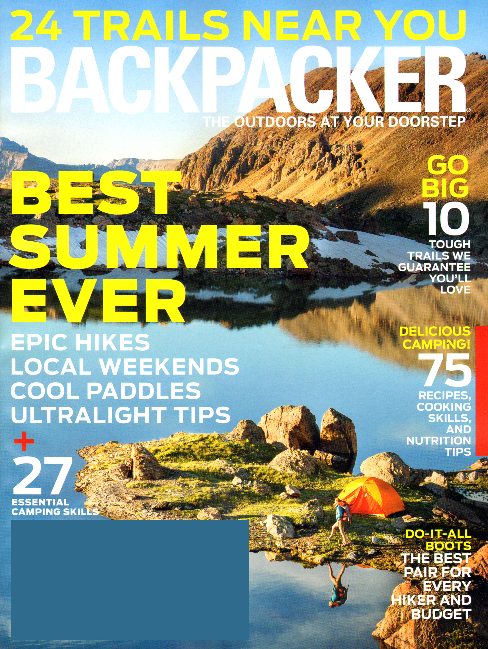 Backpacker August 01, 2014 Issue Cover