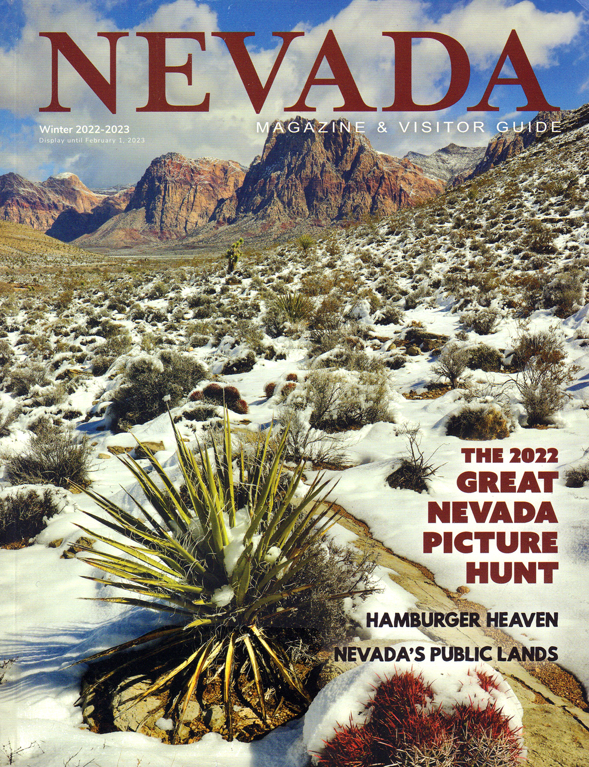 Nevada-Magazine December 01, 2022 Issue Cover