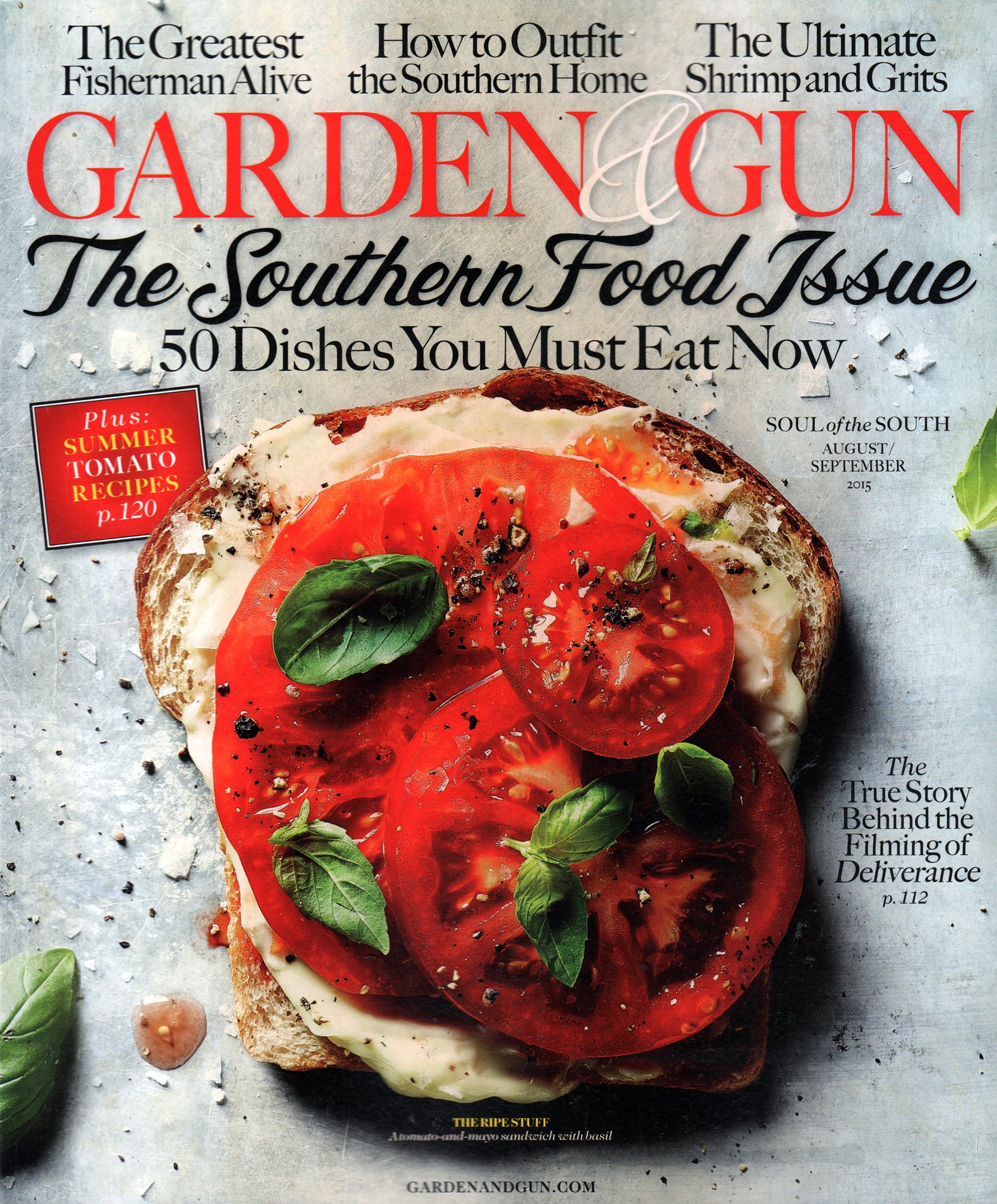 Garden-and-Gun August 01, 2015 Issue Cover
