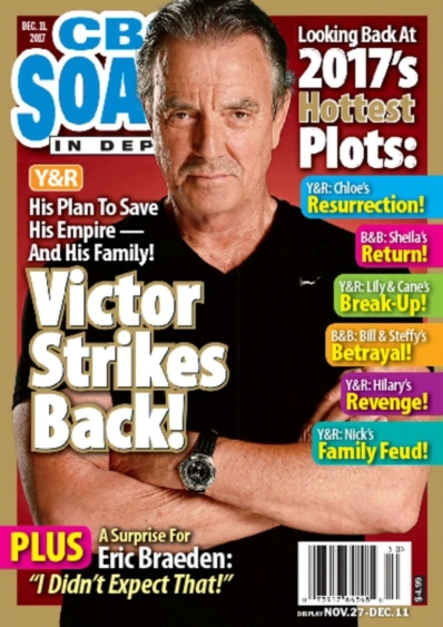 CBS Soaps In Depth December 11, 2017 Issue Cover