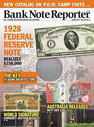 Bank-Note-Reporter June 01, 2019 Issue Cover