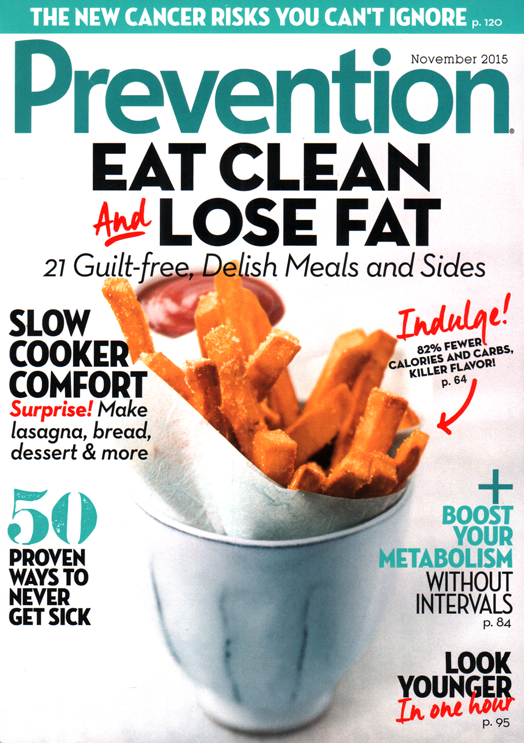 Prevention November 01, 2015 Issue Cover