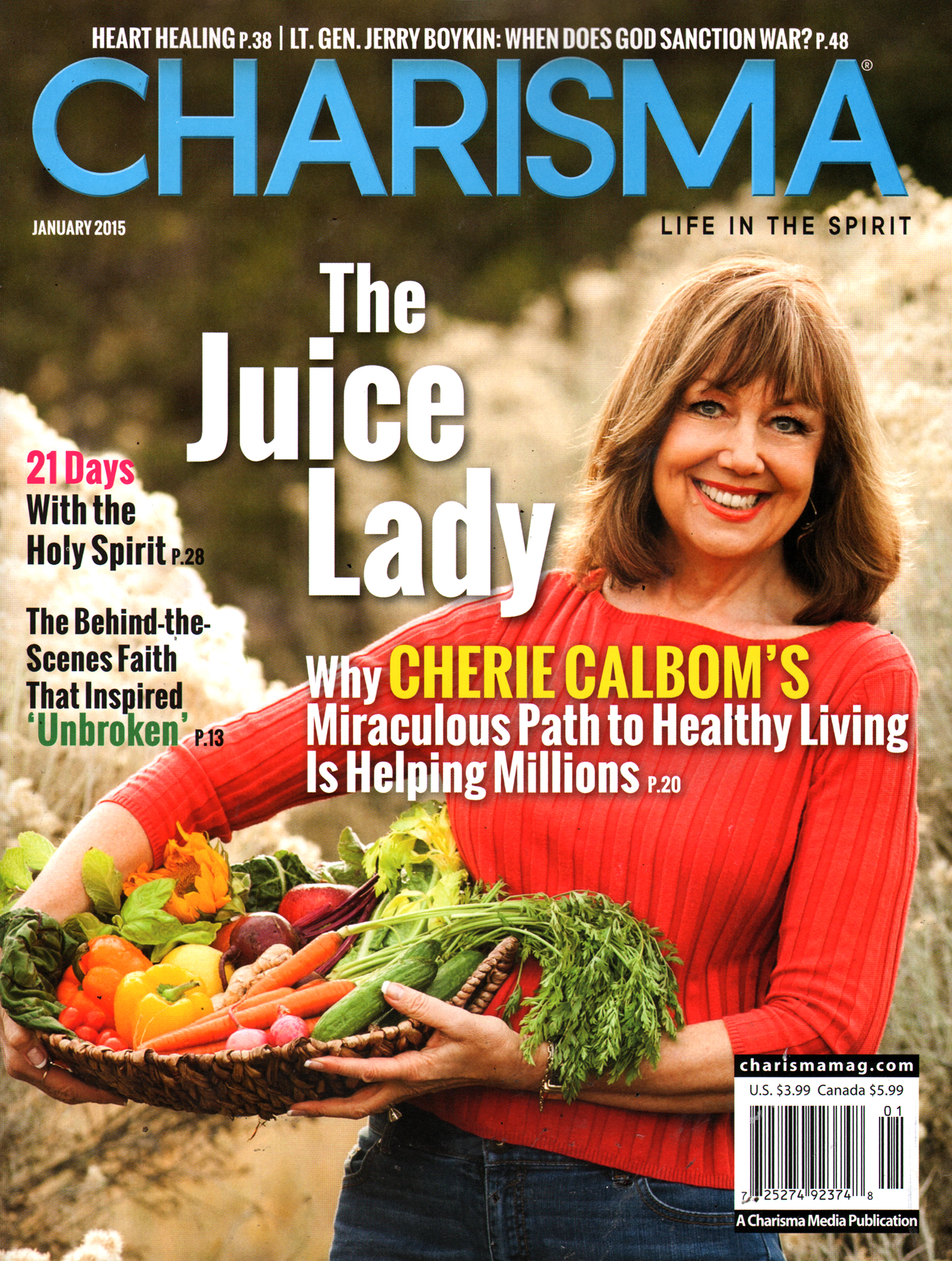 Charisma January 01, 2015 Issue Cover