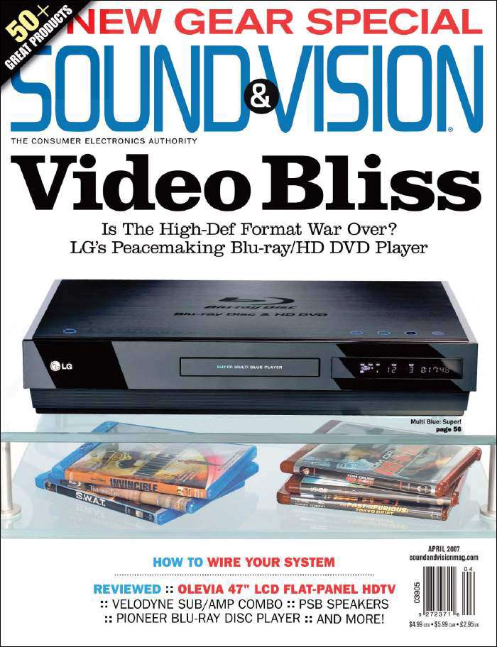 Sound-and-Vision April 01, 2007 Issue Cover