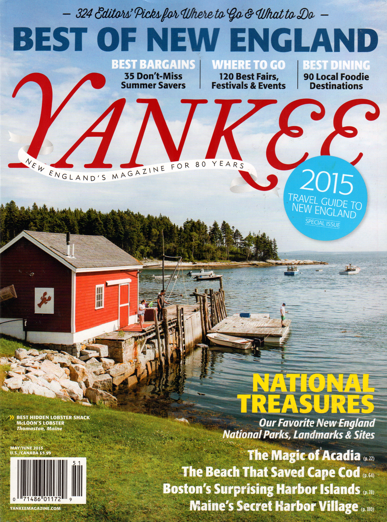 yankee May 01, 2015 Issue Cover