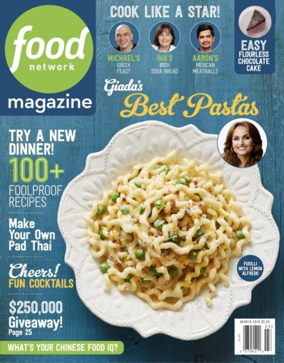 Food Network March 01, 2018 Issue Cover